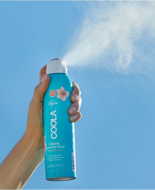 COOLA Classic Body Organic Sunscreen Spray SPF 70 - Peach ...
