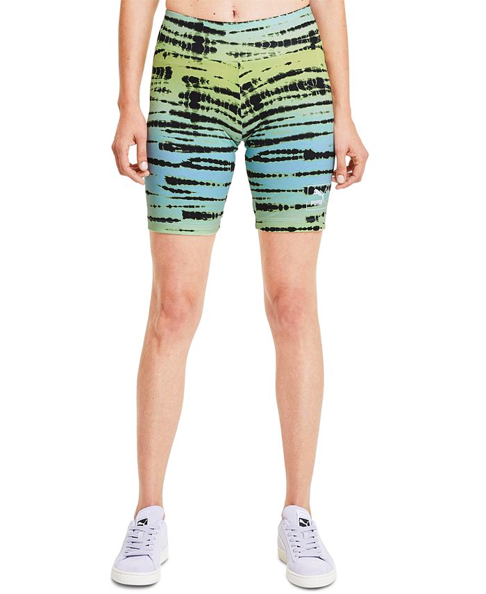 Puma Women s Tie Dyed Bike Shorts Macy s