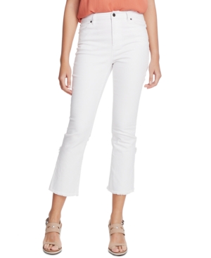 image of 1.state Raw-Hem Mid-Rise Crop Skinny Jeans