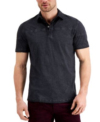 INC International Concepts - Men's Regular-Fit Pieced Polo Shirt