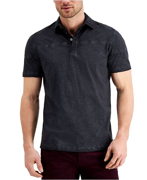 Inc International Concepts Inc Men S Regular Fit Pieced Polo Shirt
