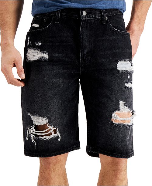 Levi's Men's 569 LooseFit Ripped Shorts & Reviews Shorts Men Macy's