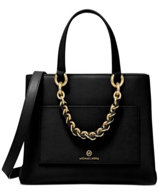 michael michael kors cece ribbon chain messenger bag