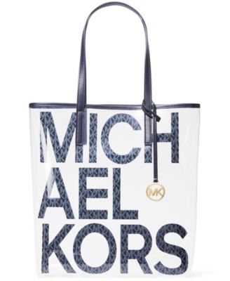 michael kors plastic beach bag