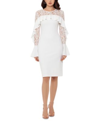 white cocktail dresses at macy's