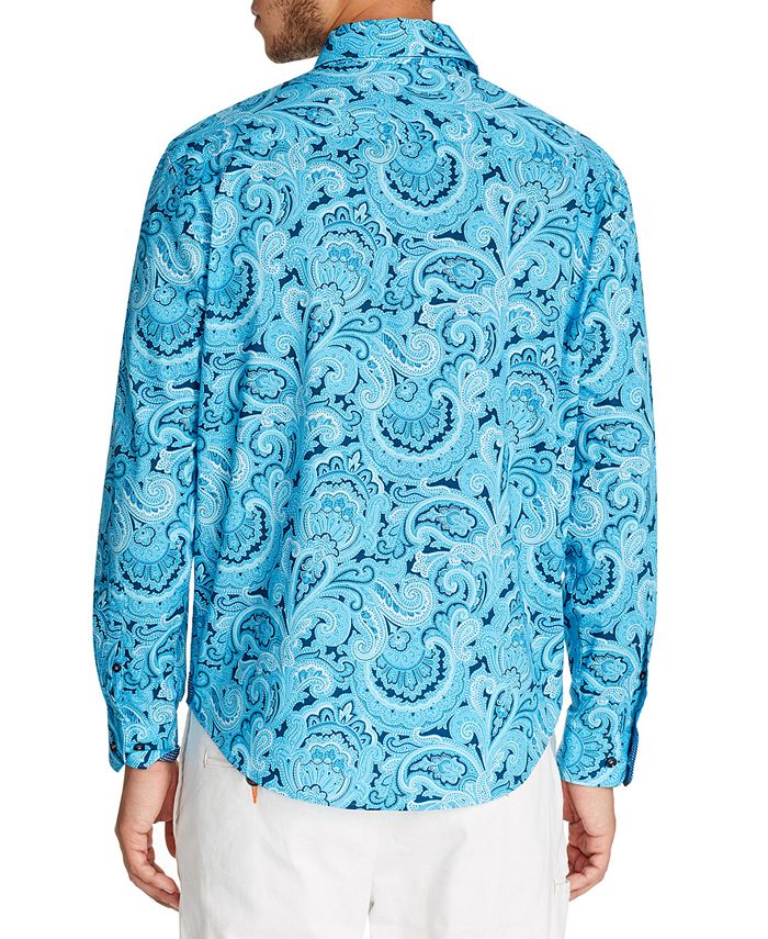 Tallia Men's SlimFit Paisley Shirt & Reviews Casual ButtonDown