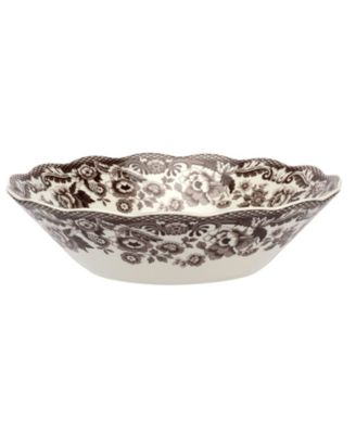 Woodland Turkey Daisy Serving Bowl
