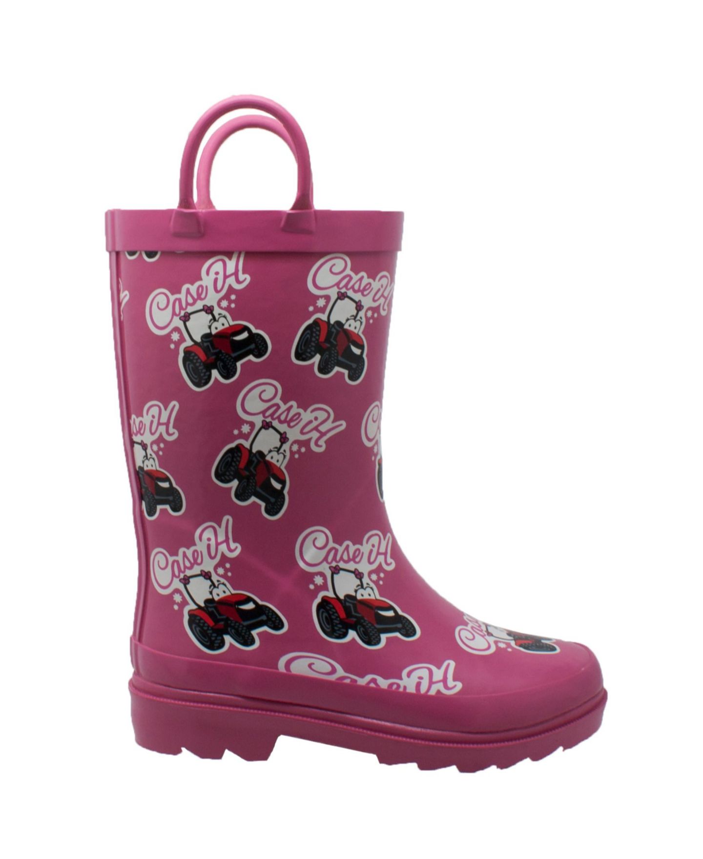 Ботинки Case IH Big Rubber Boots для девочек-малышей, цвет: Розовый — фото 2
