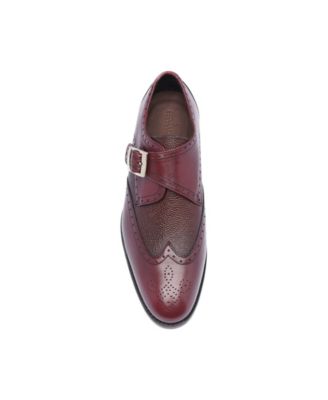 Men's Roosevelt III Single Monkstrap Wingtip Goodyear Dress Shoes