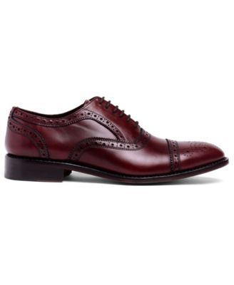 Men's Ford Quarter Brogue Oxford Leather Sole Lace-Up Dress Shoe