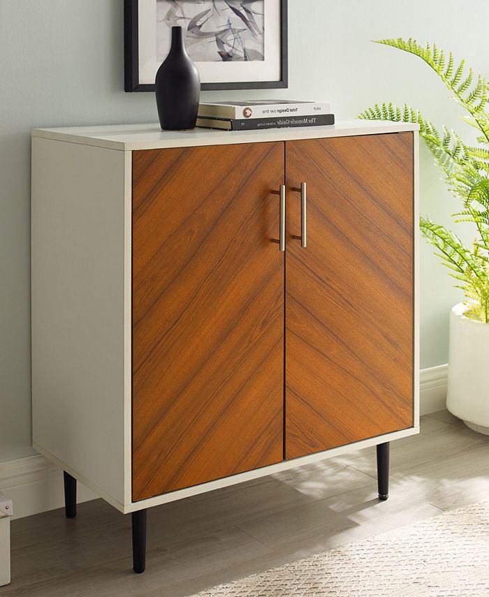 Walker Edison 28" Modern Book Match Accent & Reviews