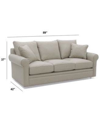 CLOSEOUT! Zaniel 89" Fabric Sofa
