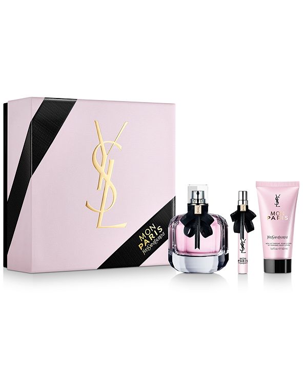 Yves Saint Laurent Mon Paris Eau de Parfum 3-Pc Gift Set & Reviews ...