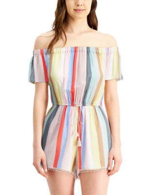 off the shoulder rompers for juniors