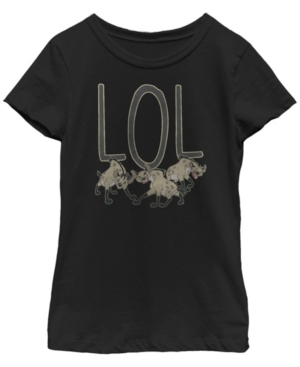 Big Girls Lion King Hyenas Lol Short Sleeve T-shirt