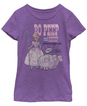 Big Girls Toy Story 4 Bo Peep and Sheep Short Sleeve T-shirt