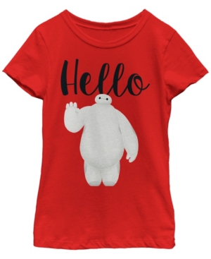 Big Girls Big Hero 6 Hello Short Sleeve T-shirt