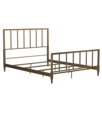CosmoLiving By Cosmopolitan Blair Brass Metal Bed, Full