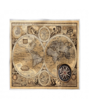 Ambesonne Wanderlust Set of 4 Napkins 12