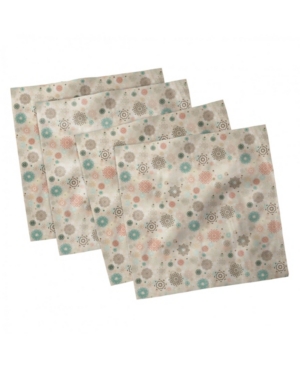 Ambesonne Winter Set of 4 Napkins 12