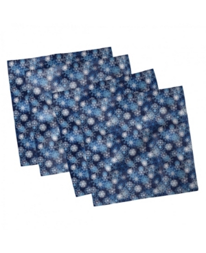 Ambesonne Winter Set of 4 Napkins 12