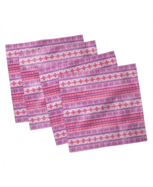 Ambesonne Nordic Set of 4 Napkins 12