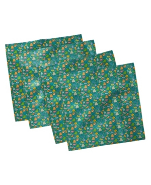 Ambesonne Christmas Set of 4 Napkins 18