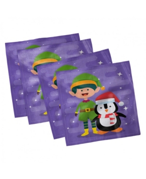 Ambesonne Elf Set of 4 Napkins 18