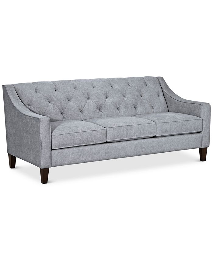 Furniture Chloe II 76" Fabric Sofa & Reviews Furniture Macy's