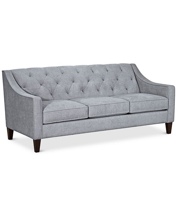 Furniture Chloe II 76" Fabric Sofa & Reviews Furniture Macy's