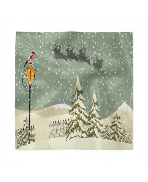 Ambesonne Christmas Set of 4 Napkins 18