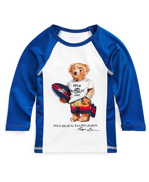Polo Ralph Lauren Baby Boys Surfer Bear Stretch Rash Guard & Reviews