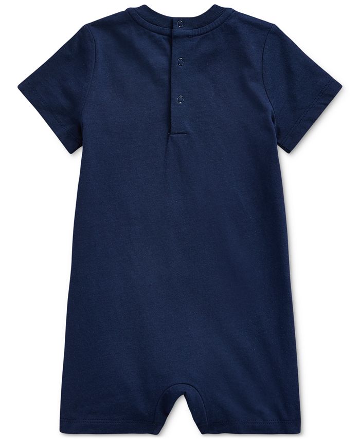 Polo Ralph Lauren Baby Boys Polo Bear Cotton Jersey Shortall Macy's