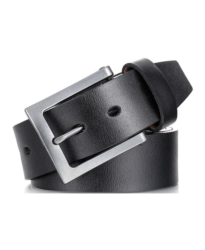Mio Marino Men's Jean Prong Leather Belt - Macy's