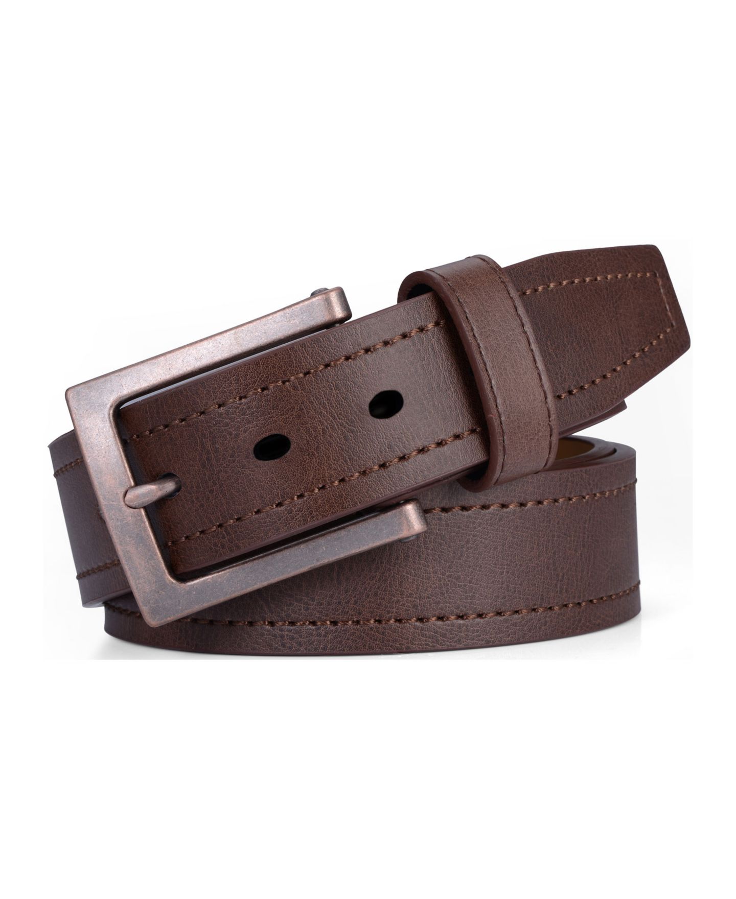 Мужской ремень Mio Marino Tawny Casual Prong Belt, цвет: Янтарный — фото 2