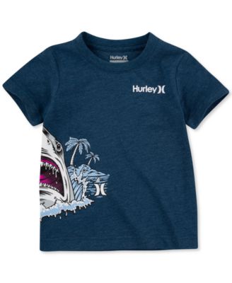 Hurley - Toddler Boys Shark World Cotton T-Shirt