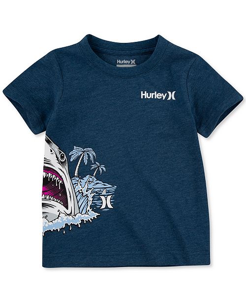 Hurley Toddler Boys Shark World Cotton T Shirt Reviews Shirts
