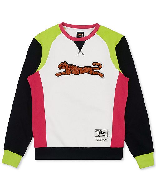 Le Tigre Men S Retro Logo Crew Neck Sweatshirt Reviews Men