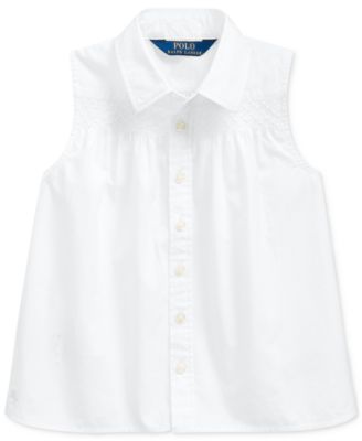 polo ralph lauren cotton broadcloth shirtdress