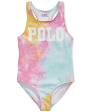 Polo Ralph Lauren Toddler Girls Tie-Dye One-Piece Swimsuit