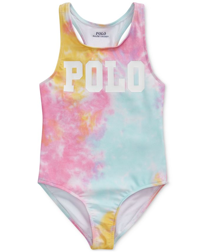 Polo Ralph Lauren Little Girls Tie-Dye One-Piece Swimsuit - Macy's