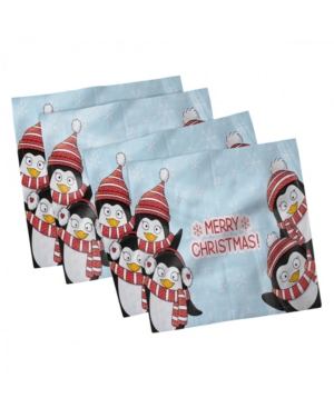 Ambesonne Christmas Set of 4 Napkins 18