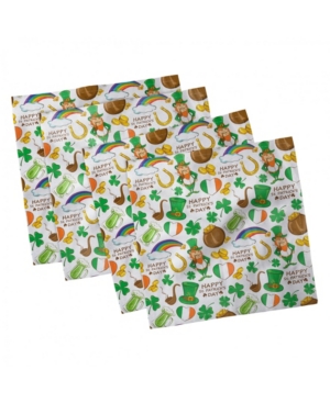 Ambesonne St Patrick's Day Set of 4 Napkins 18