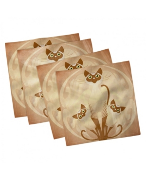 Ambesonne Animal Set of 4 Napkins 18