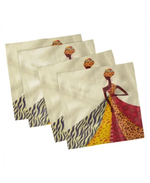 Ambesonne Modern Set of 4 Napkins 18