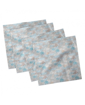 Ambesonne Nautical Set of 4 Napkins 18