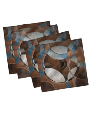 Ambesonne Abstract Set of 4 Napkins 18