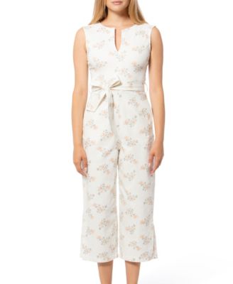macy's jean jumpsuit