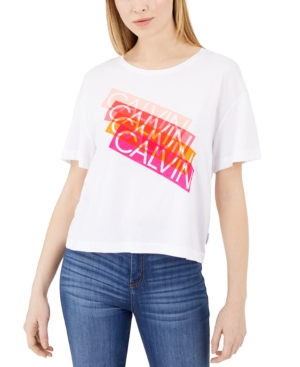 image of Calvin Klein Jeans Multicolor Logo T-Shirt