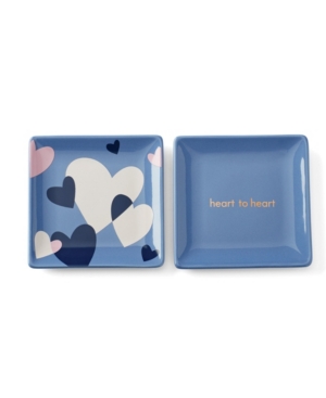 KATE SPADE KATE SPADE NEW YORK SWEET TALK S/2 DISHES, HEART TO HEART